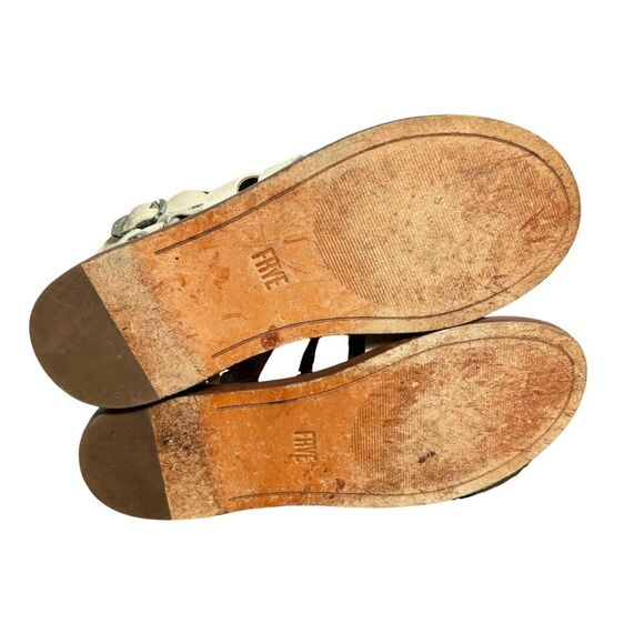 Women’s Frye gladiator sandals size 6.5 M Cream - Picture 5 of 5